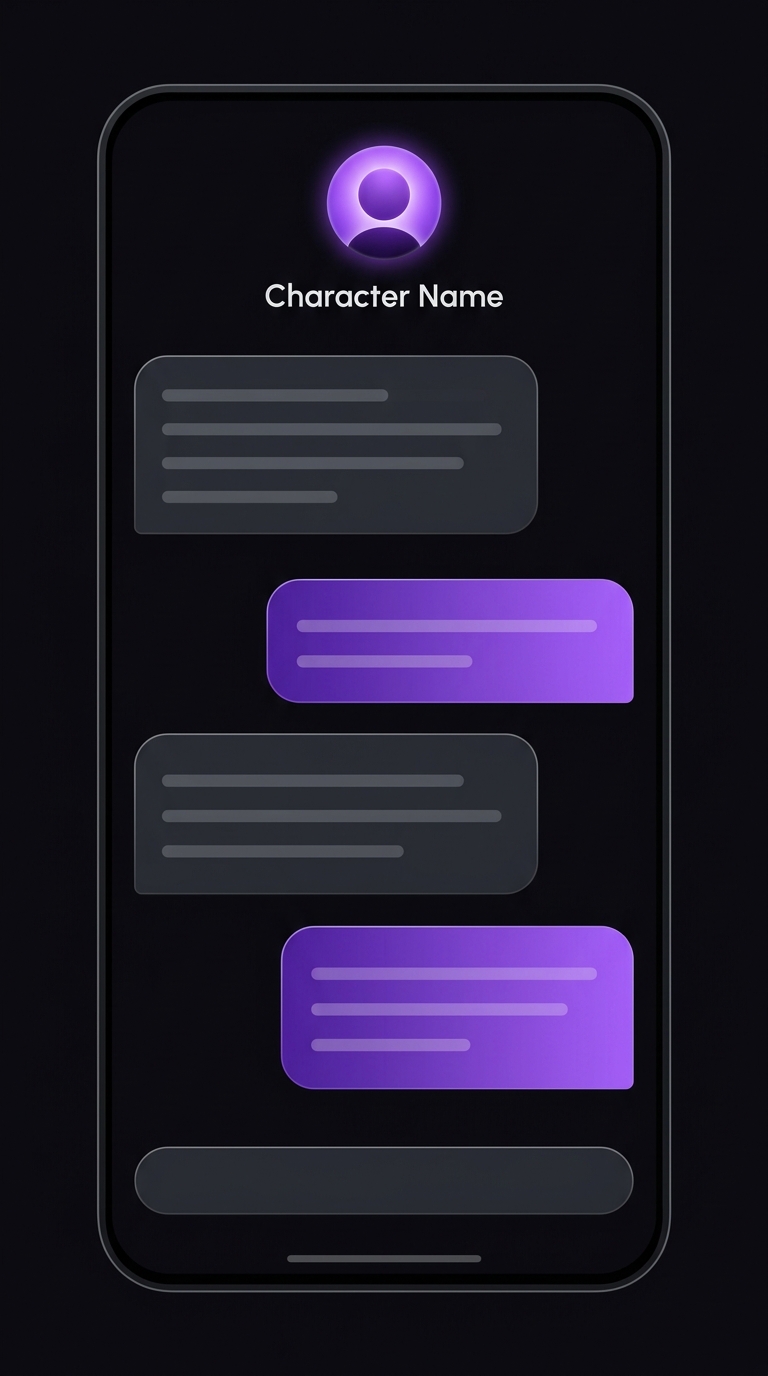 Soulive AI companion chat interface
